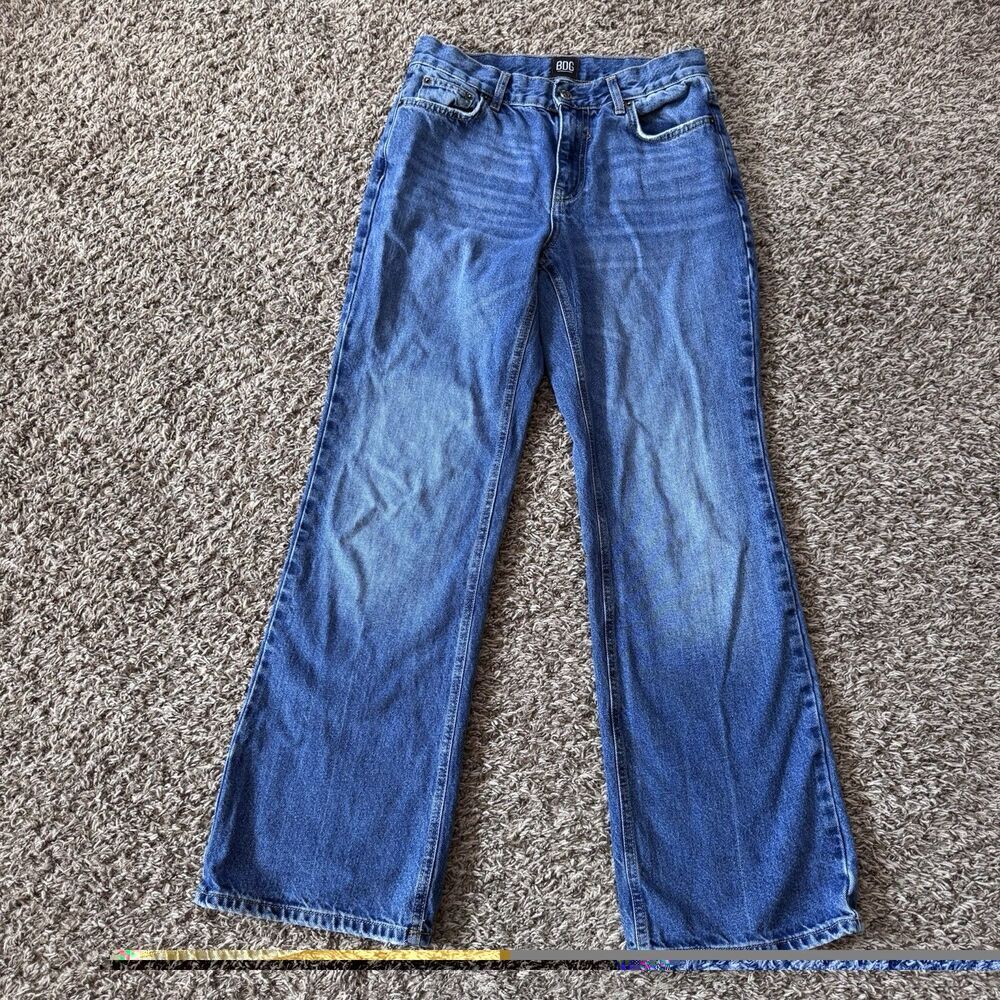 BDG Urban Outfitters Loose Bootcut Jeans Women 26 (30x30) Blue Denim Y2K Baggy - Picture 1 of 10